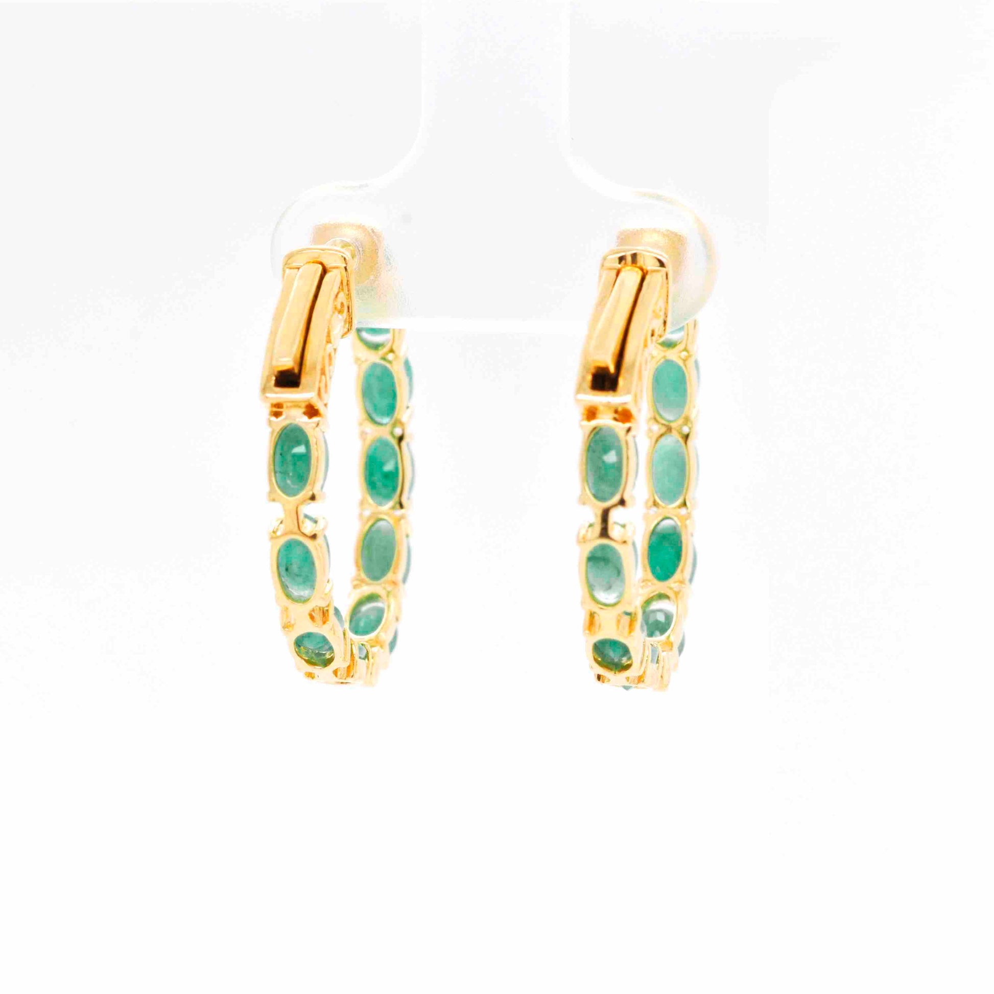 Shop luxury emerald earrings