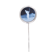 Cameo Golfer Lapel Pin