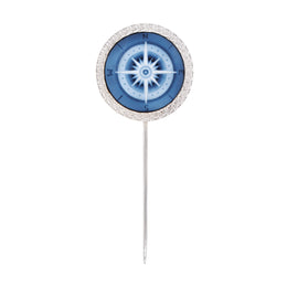 Cameo Compass lapel pin