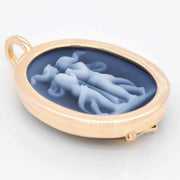 gemini pendant necklace