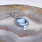 Agate cameo pendant necklace