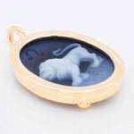 gold zodiac necklace