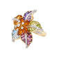 Multicolor Flower Ring