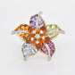 Multicolor Flower Ring