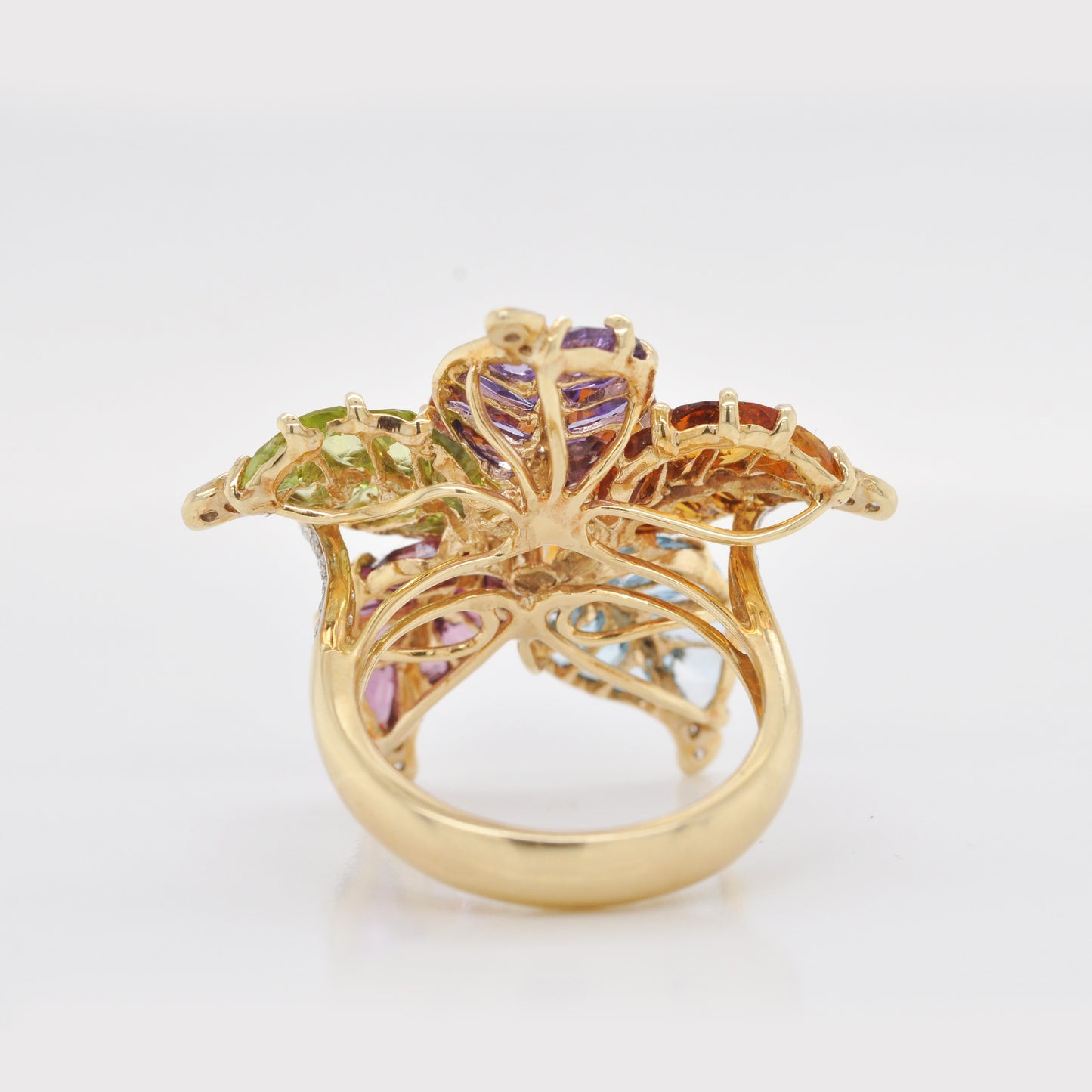 Multicolor Flower Ring