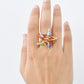 Multicolor Flower Ring