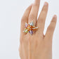 Multicolor Flower Ring
