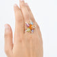 Multicolor Flower Ring