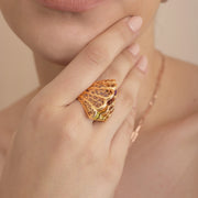 Rainbow Cocktail Ring