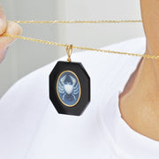Zodiac Cancer Onyx Pendant