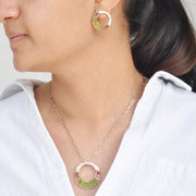 Cleopatra Peridot Pink Tourmaline Set