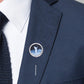 Cameo Golfer Lapel Pin