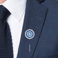 Cameo Compass lapel pin