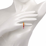 gradient gemstone eternity band ring