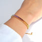 gold tennis bracelet