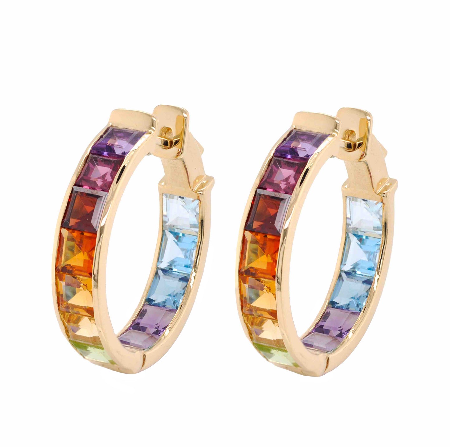 Multicolor Rainbow earrings