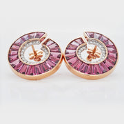 natural gemstone studs 