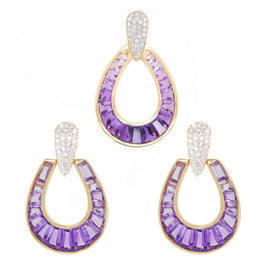 Doorknocker Amethyst Set