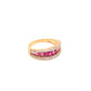 Pink Baguette Diamond RING