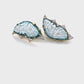 Agate Green Carving Studs