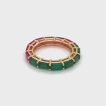 Gemstone Eternity Ring