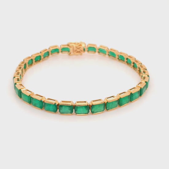 Gold & Emerald Bracelet