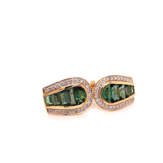 Green tourmaline jewelry