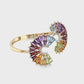 Rainbow Cuff Tapered Bracelet