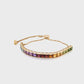 Rainbow Tennis Bolo Bracelet