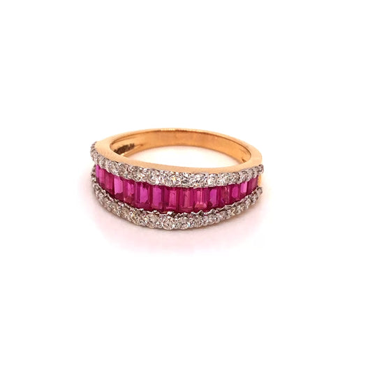 Ruby wedding band