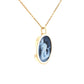 Zodiac Aquarius Reversible Pendant