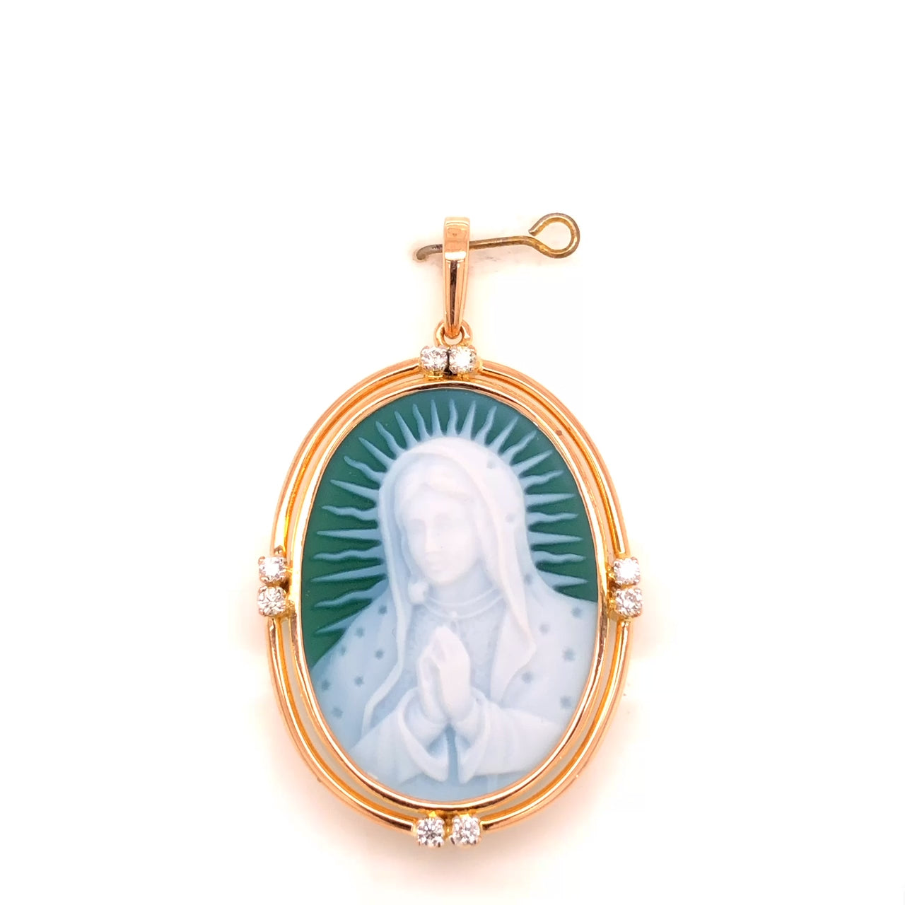 18K gold religious jewelry