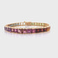 Square multicolor Line Bracelet