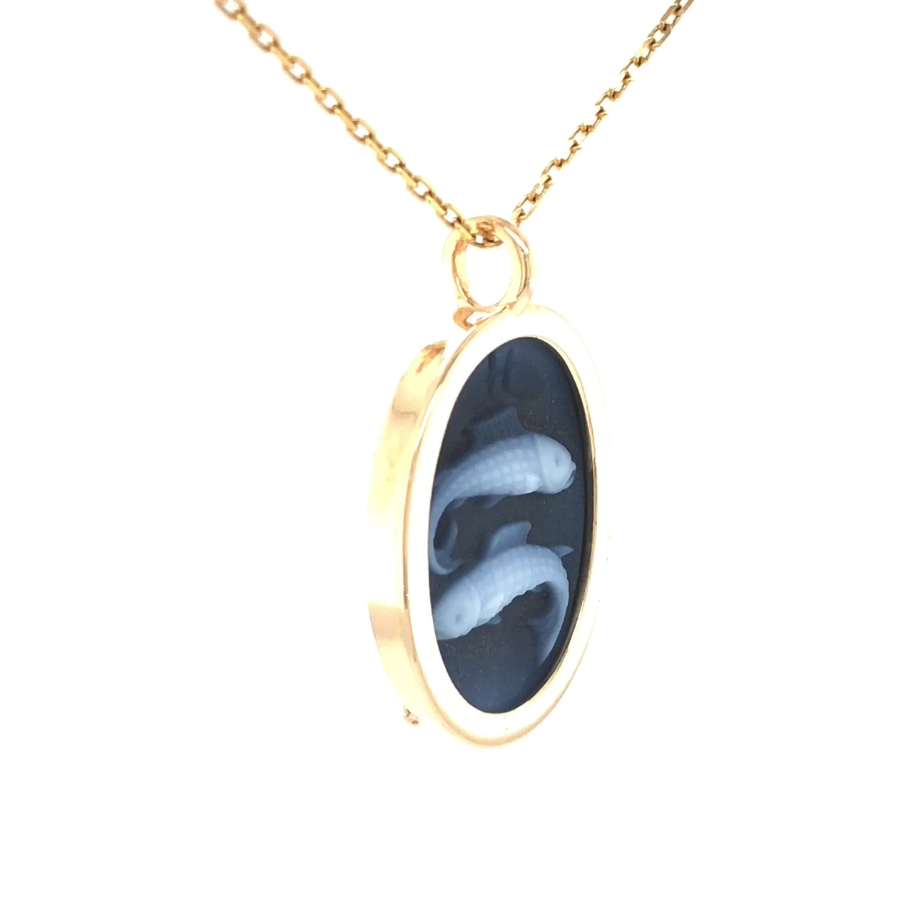 zodiac sign necklace gold