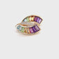 Sickle Rainbow Earrings