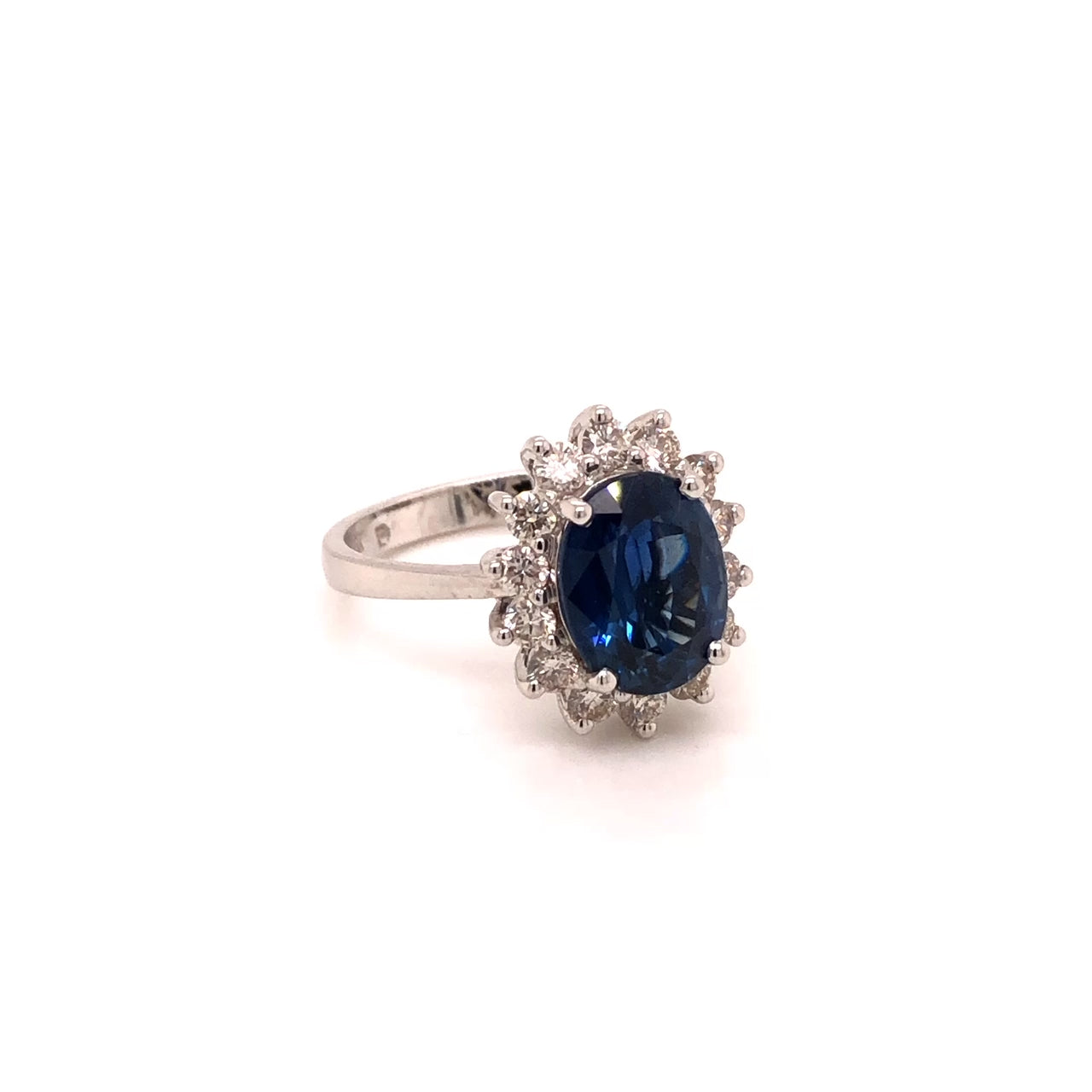 Sapphire Diamond Ring