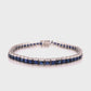 Blue Sapphire Tennis Bracelet