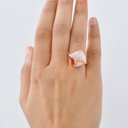 Pink MOP & Multicolor Ring