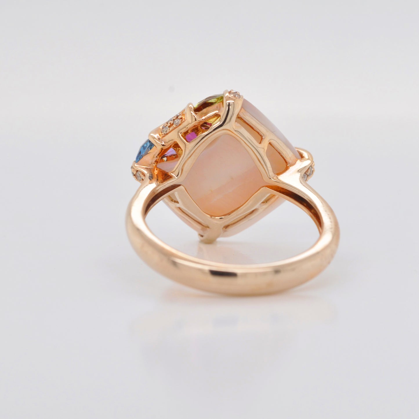 Pink MOP & Multicolor Ring