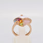 Pink MOP & Multicolor Ring