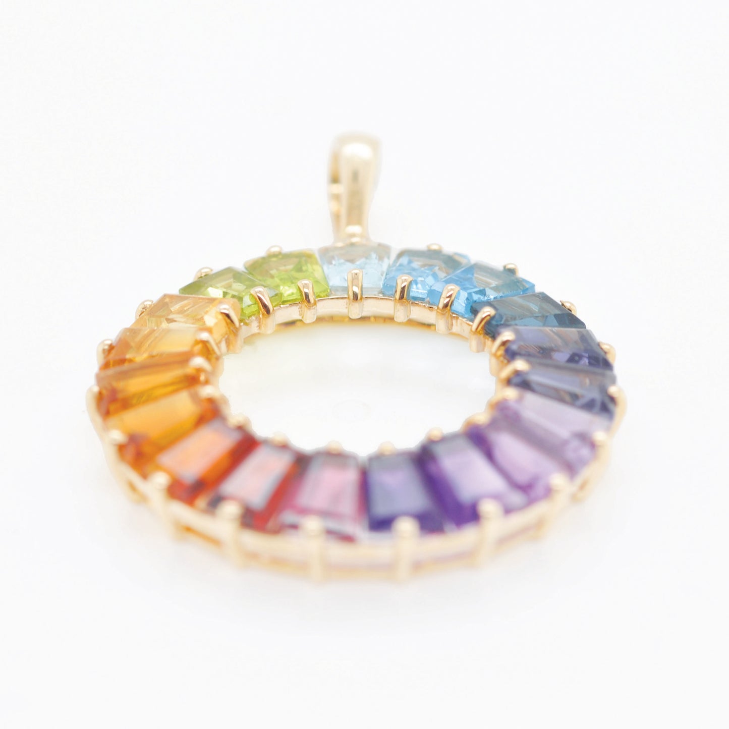 Circle Prong Pendant