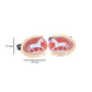 Hand-Carved Red Agate Horse Cameo Cufflinks