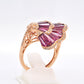Rhodolite Ring