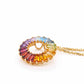 rainbow pendant necklace