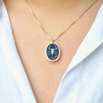 gold zodiac necklace