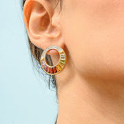 Cleopatra Rainbow Stud Earrings
