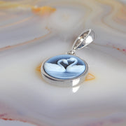 Cameo Swan Pendant