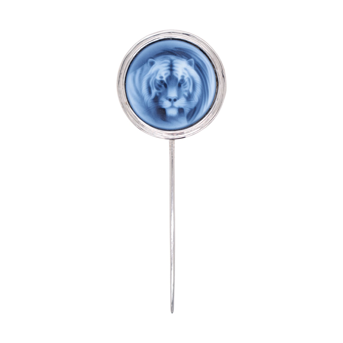 Cameo Tiger Lapel Pin