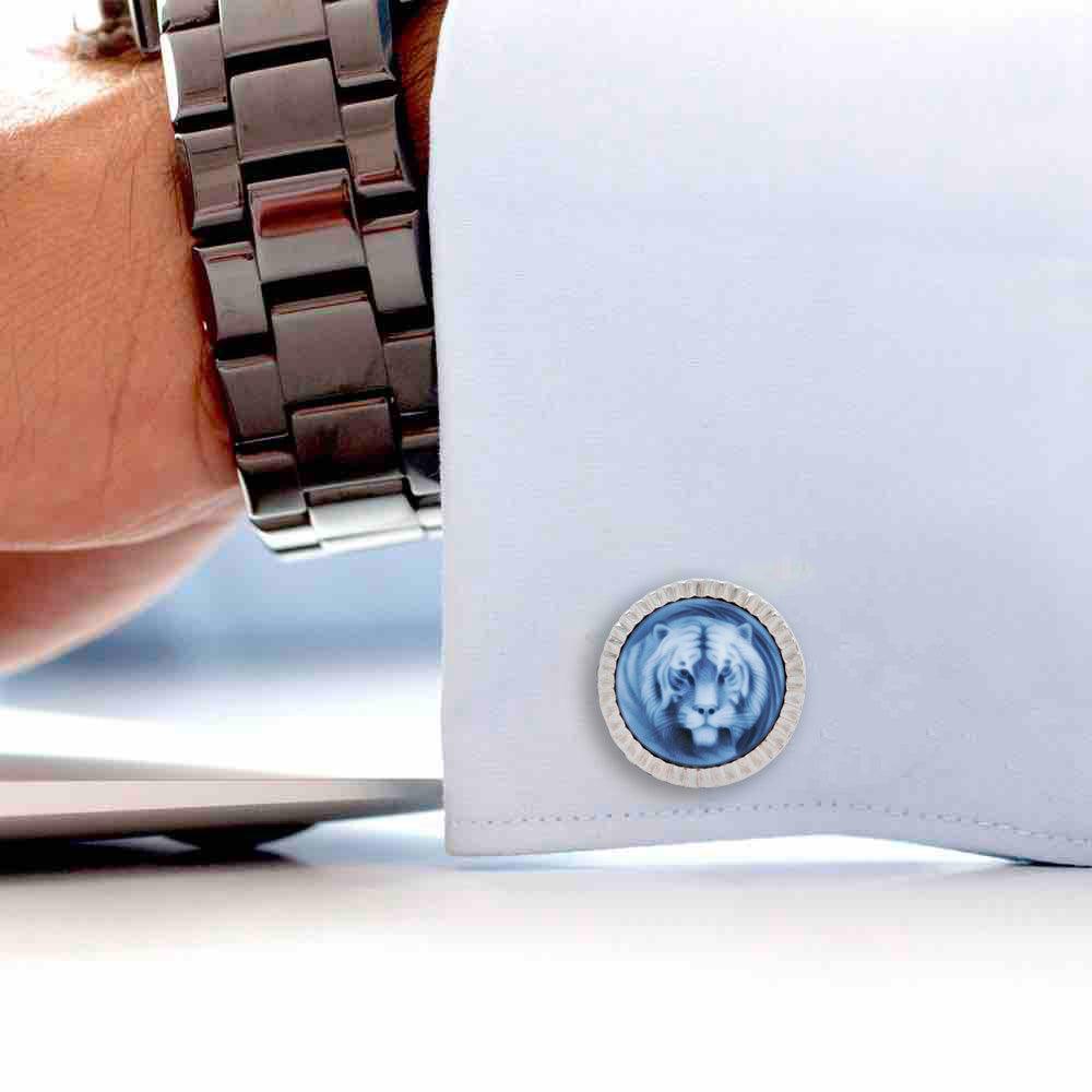 cufflinks tiger