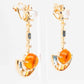 Topaz twilight earrings